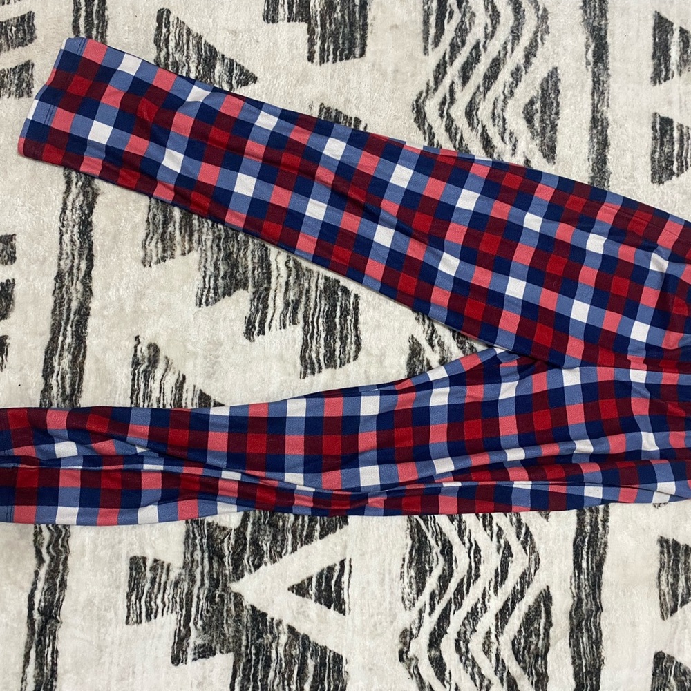 Old Navy Red and Blue Pajama pants